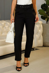 Pantalon Bota Recta Correa