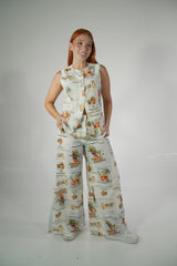 Conjunto Lino estampado