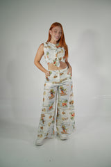 Conjunto Lino estampado