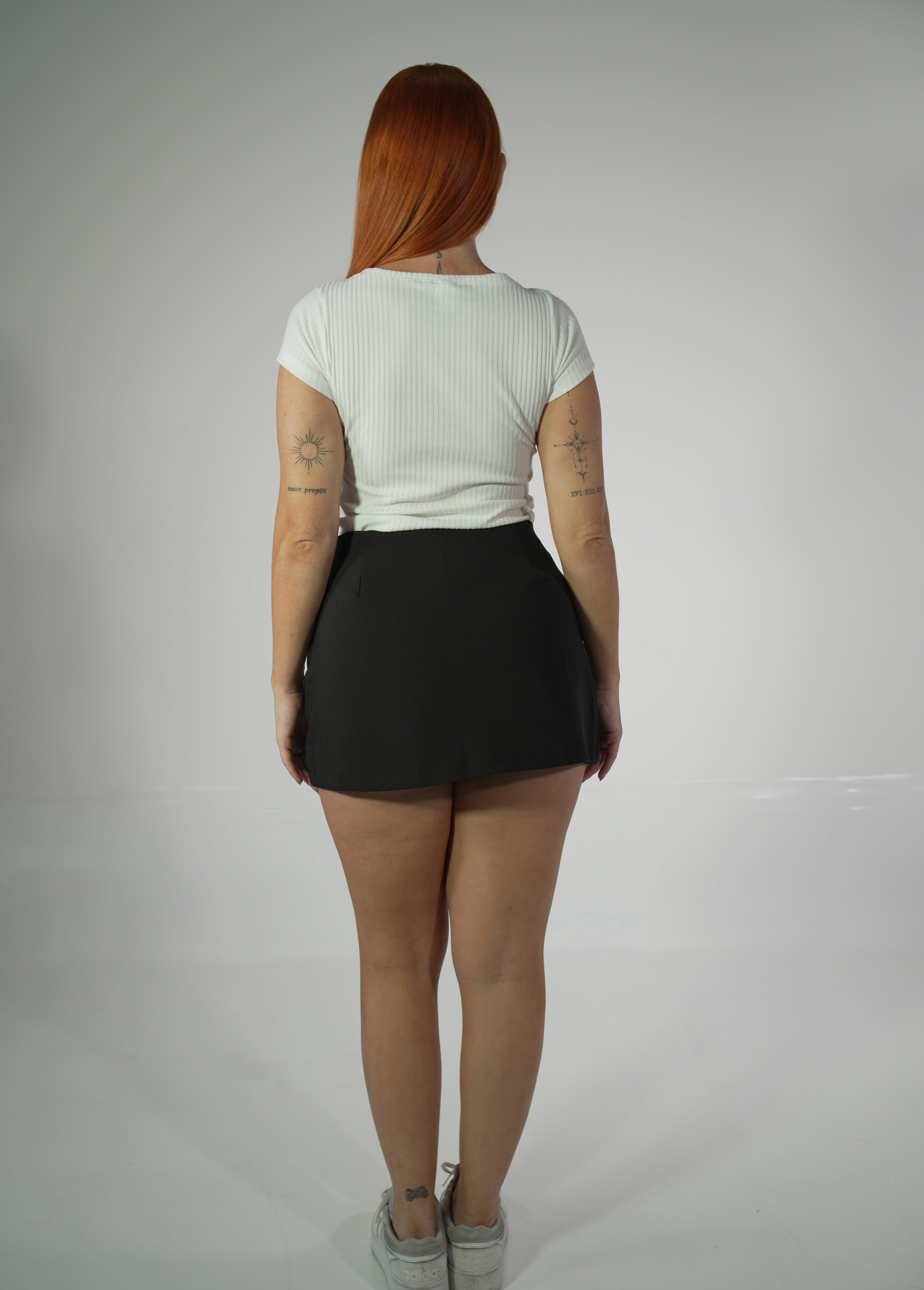 Falda Short Hebilla