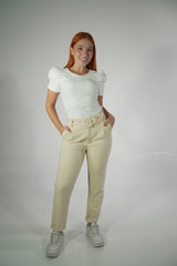 Pantalon Bota Recta Correa