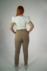 Pantalon Bota Recta Correa