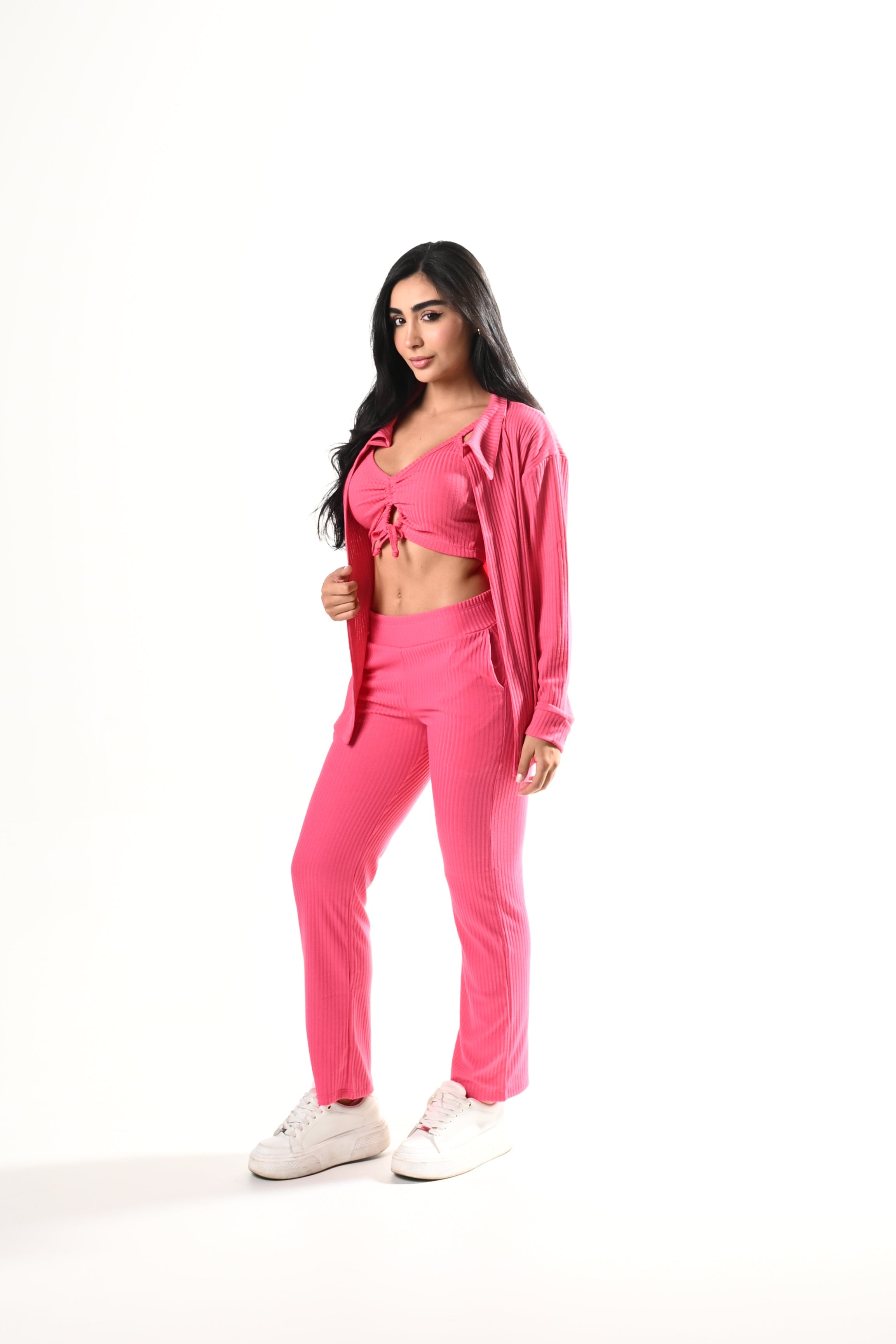 Conjunto Bota Recta Himalaya Bluson / Top - FUCSIA