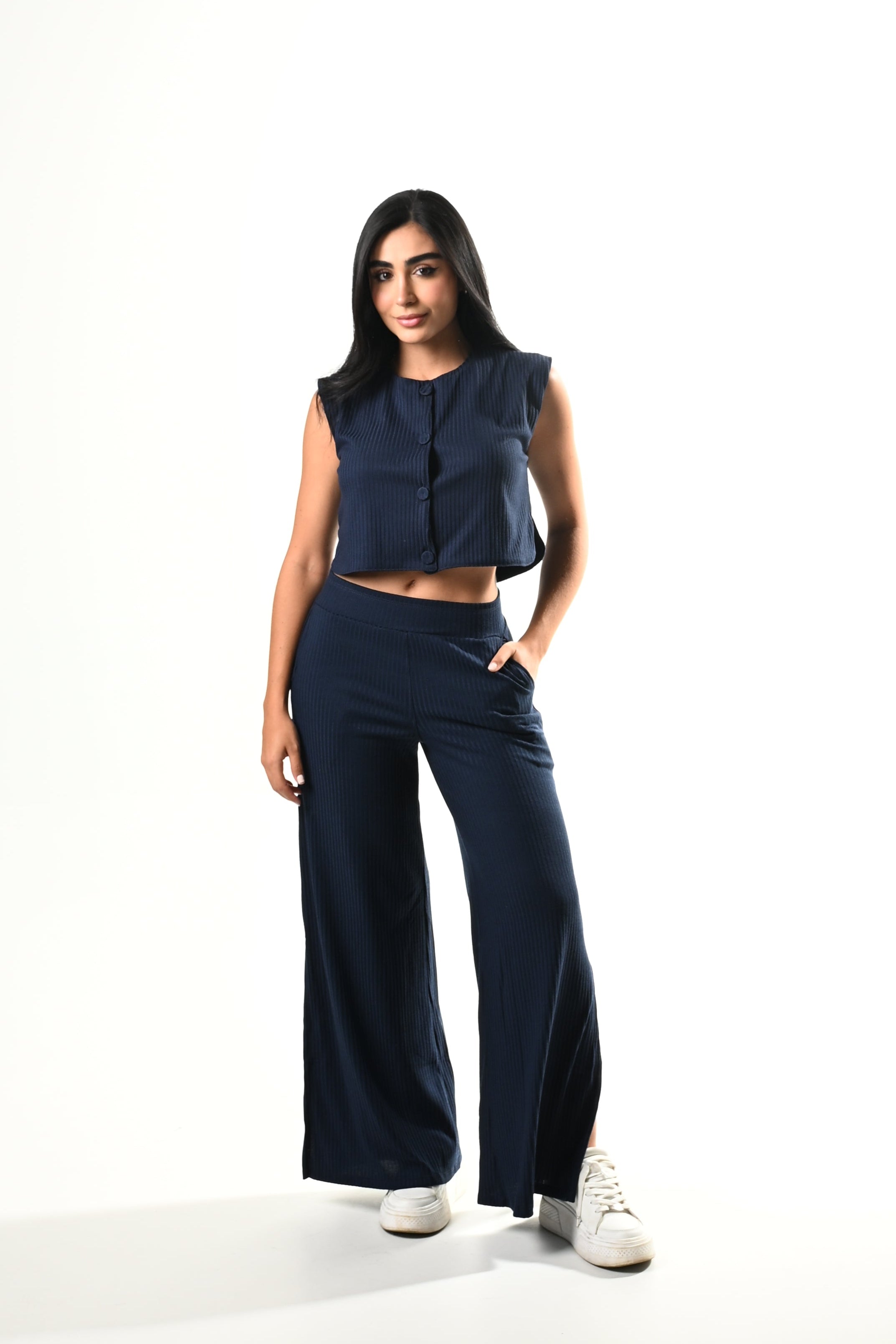 Conjunto Culette Himalaya Chaleco - AZUL