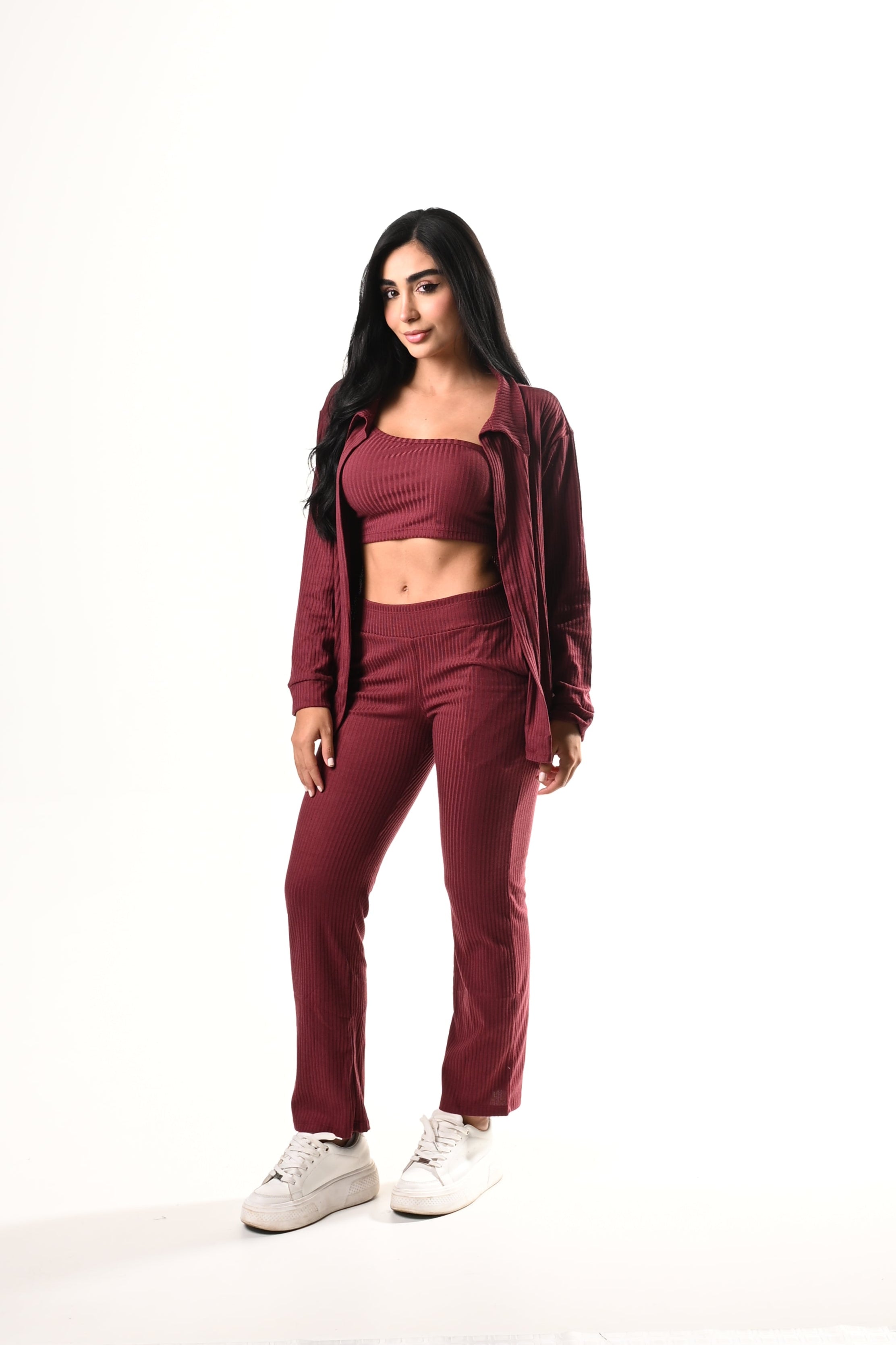 Conjunto Bota Recta Himalaya Bluson / Top - VINOTINTO