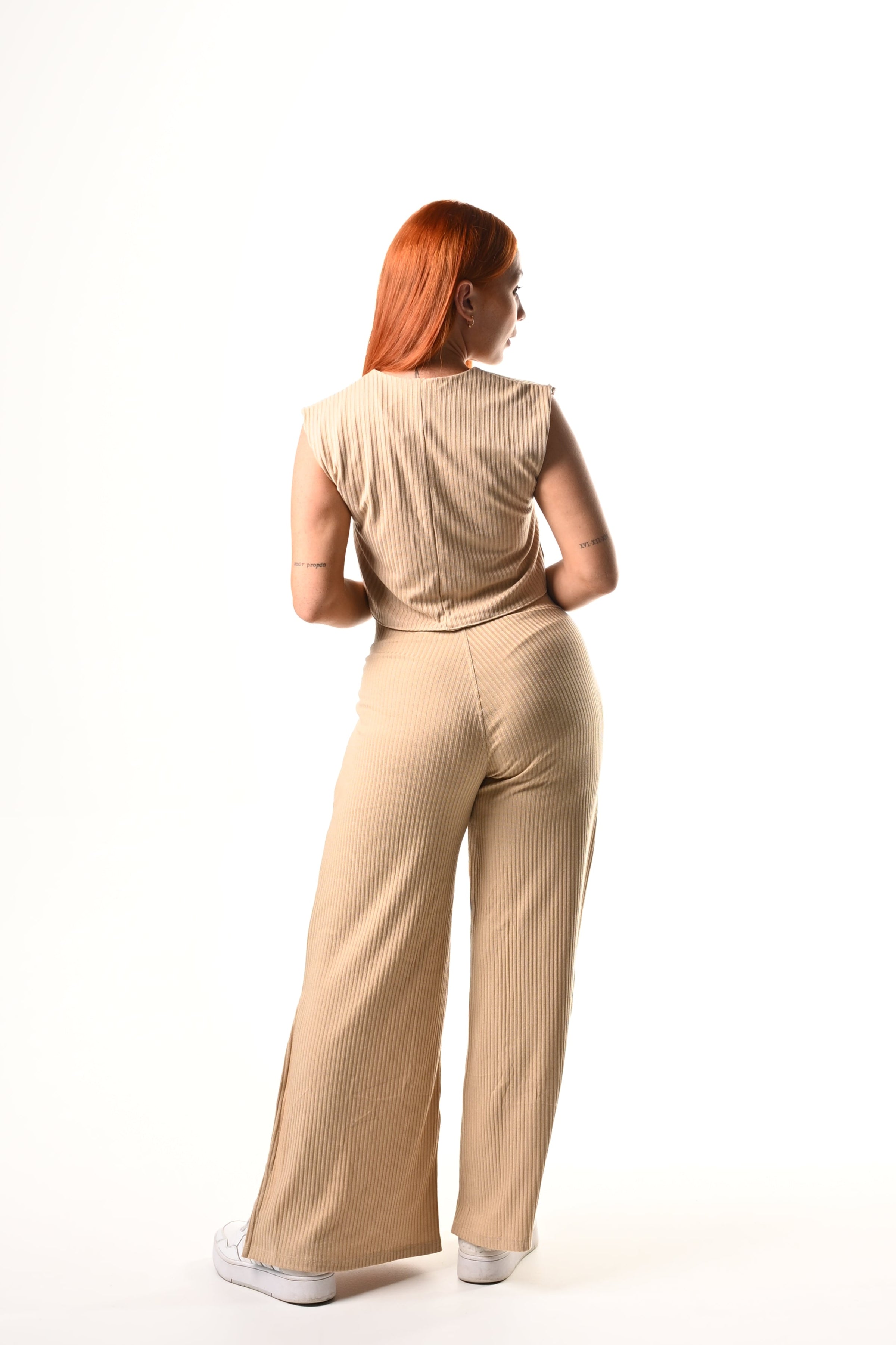 Conjunto Culette Himalaya Chaleco - HABANO