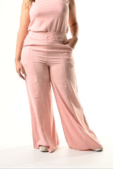 Pantalon Bota Campana Lino
