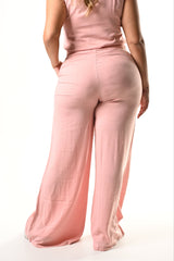 Pantalon Bota Campana Lino