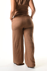 Pantalon Bota Campana Lino