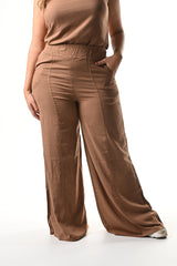 Pantalon Bota Campana Lino