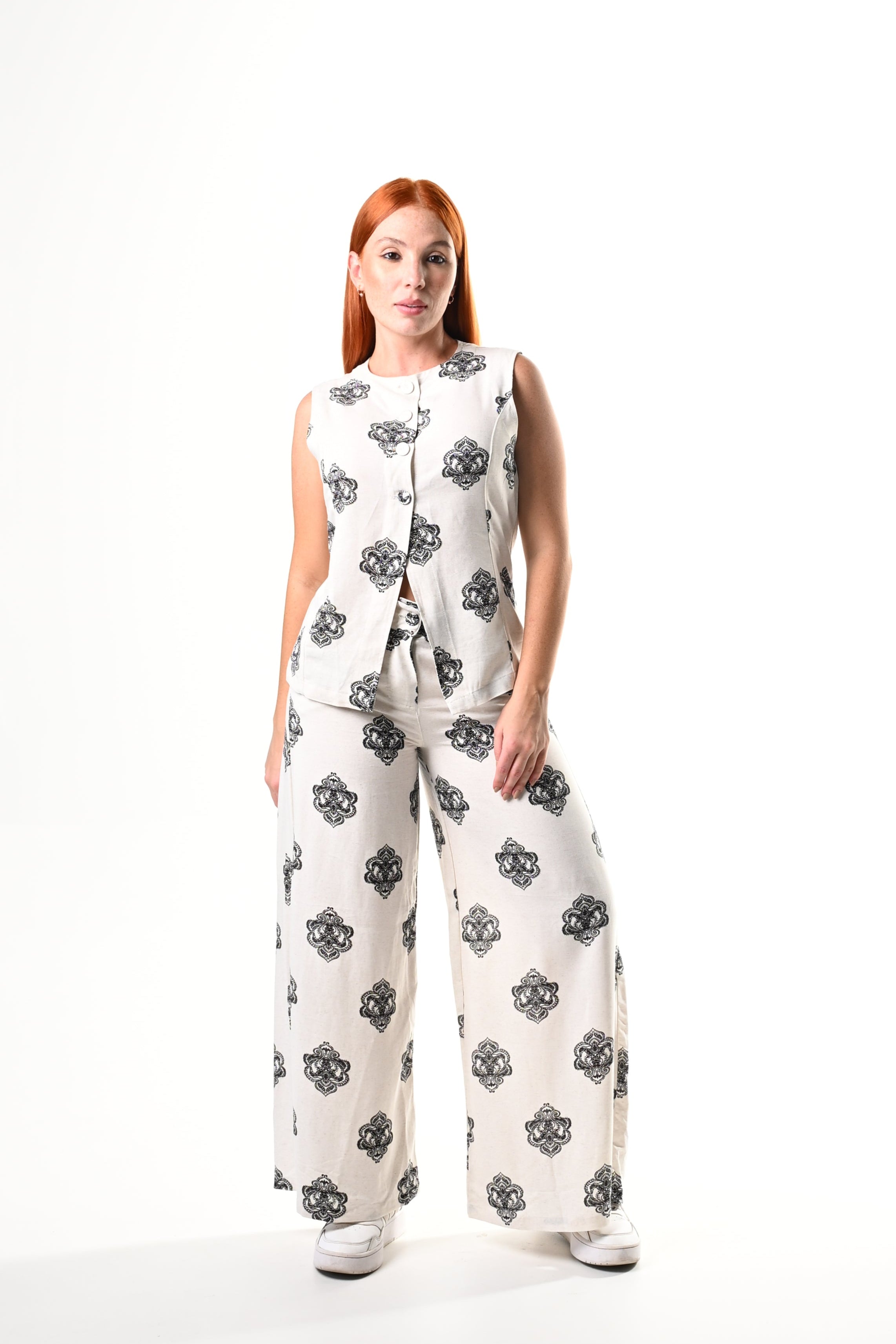 Conjunto Lino estampado