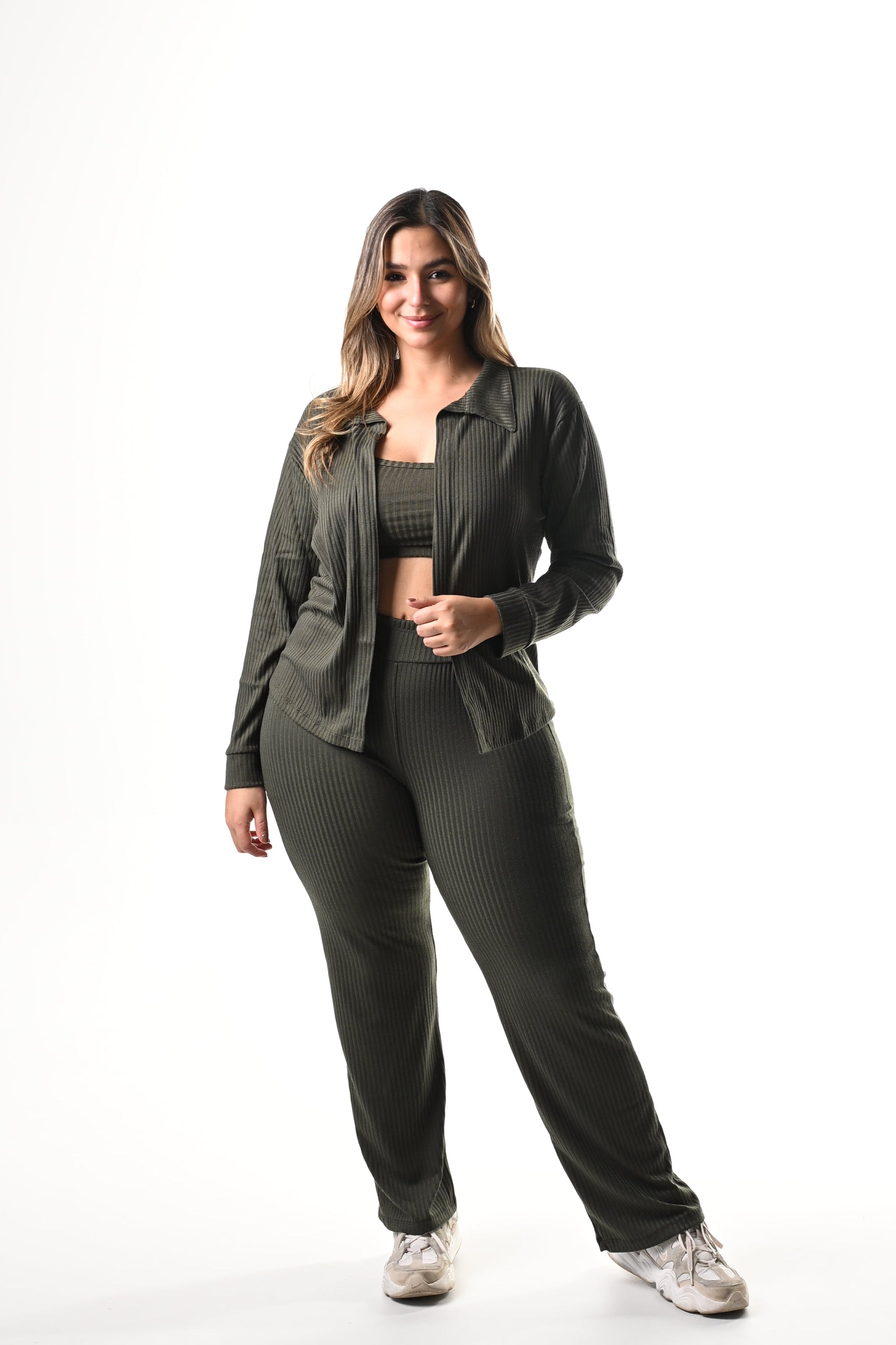 Conjunto Bota Recta Himalaya Bluson / Top - V. MILITAR