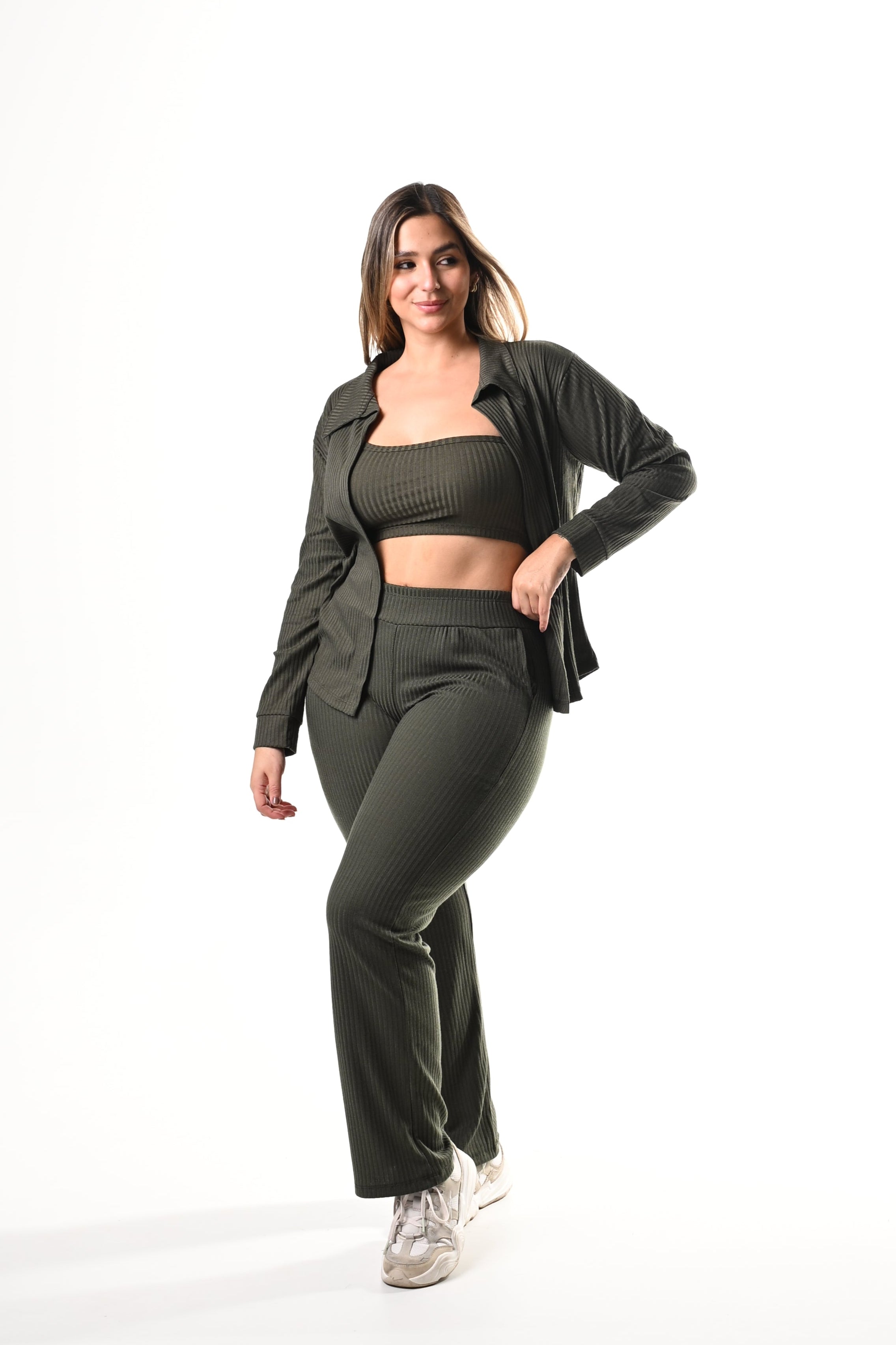 Conjunto Bota Recta Himalaya Bluson / Top - V. MILITAR