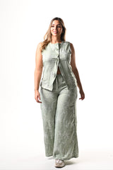 Conjunto Lino Bordado