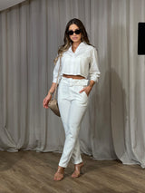 Pantalon Bota Recta Correa
