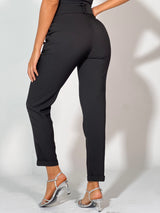 Pantalon Bota Recta Correa
