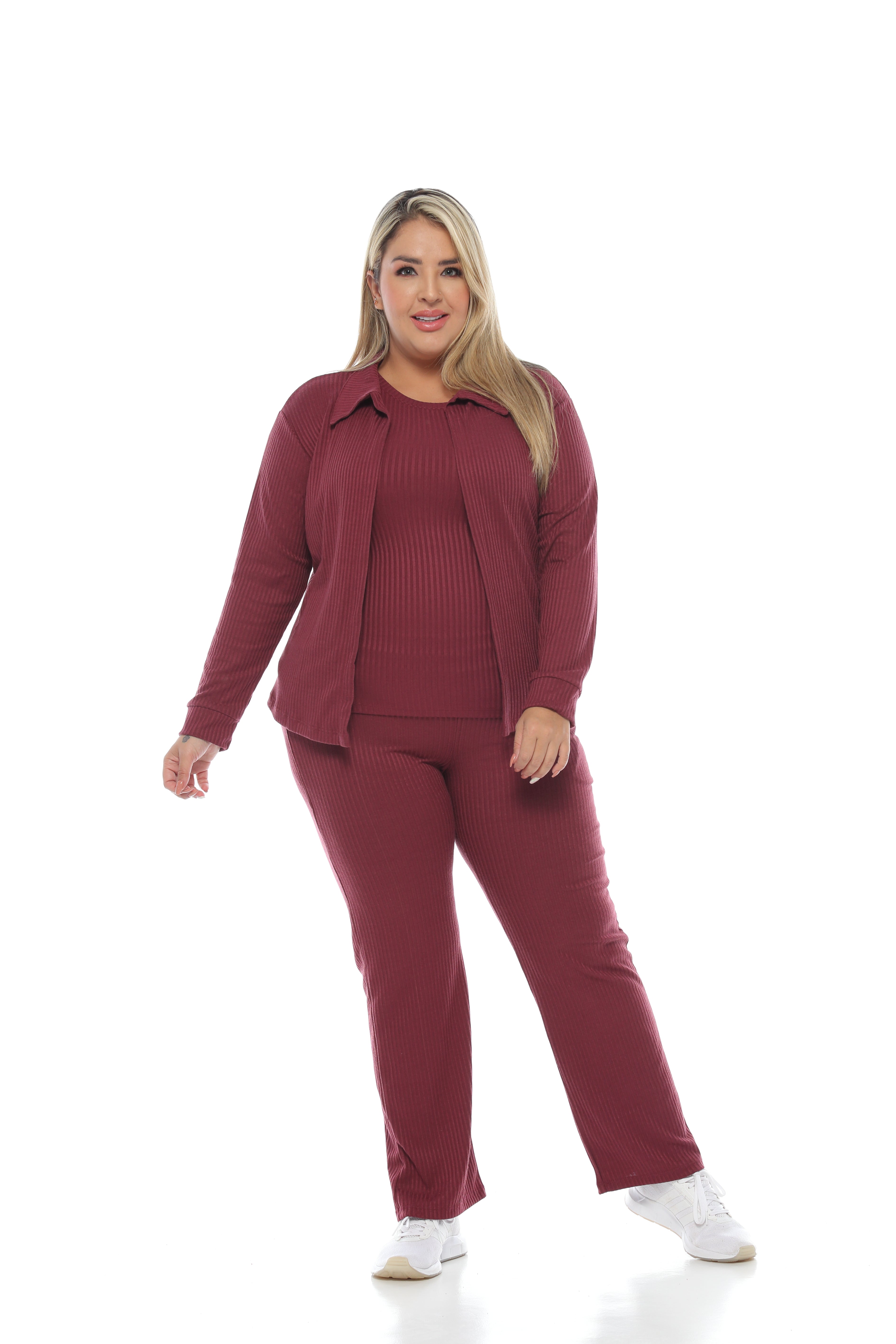 Conjunto Bota Recta Himalaya Bluson - VINOTINTO