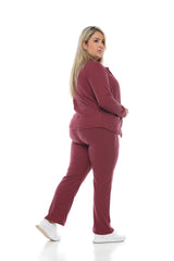 Conjunto Bota Recta Himalaya Bluson - VINOTINTO
