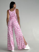 Pantalon RIB estampado Flores