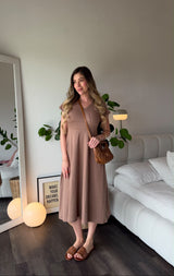 Vestido Mangas Cuello V