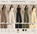 Conjunto Pantalon bota Campana y Chaleco RIBpp