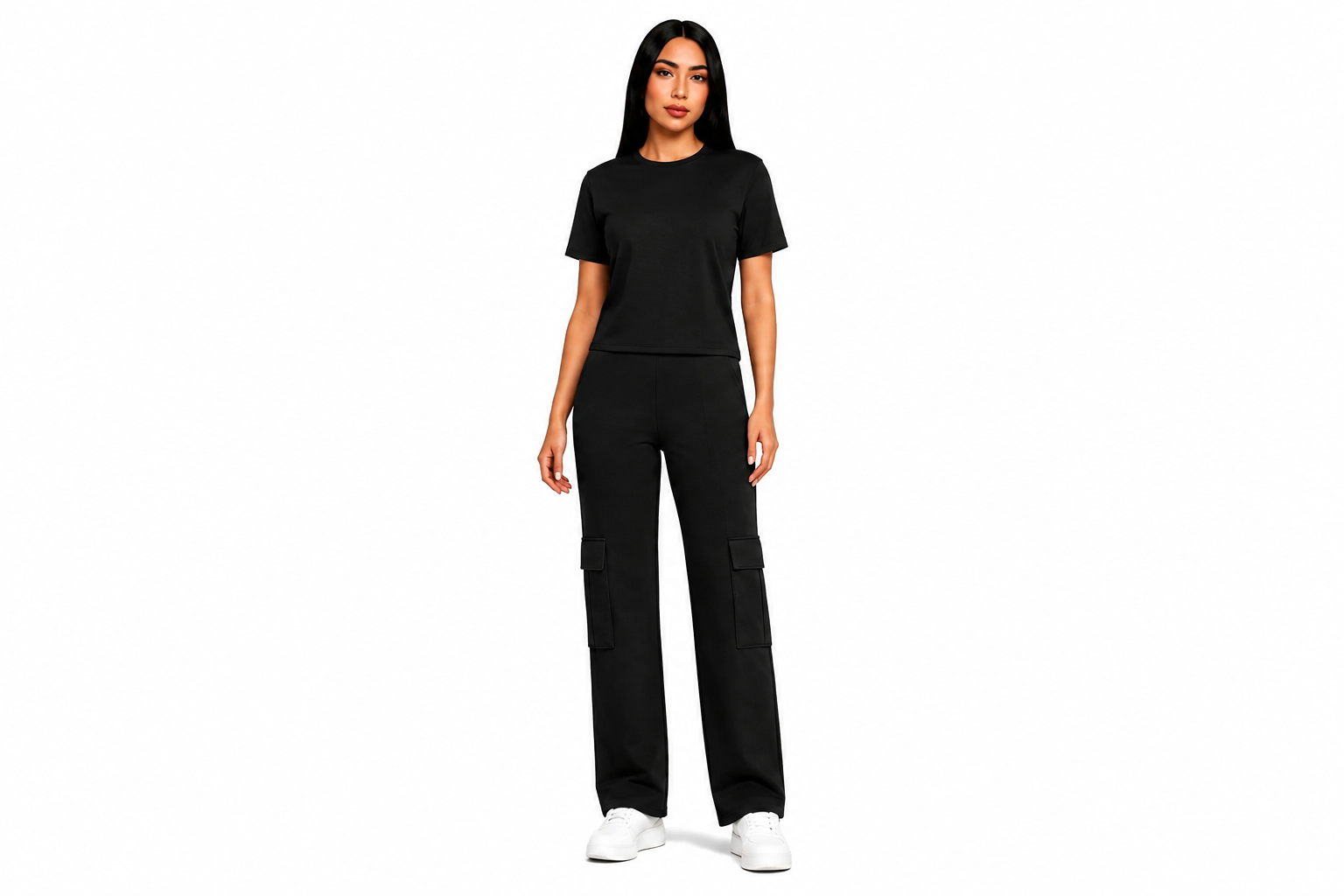 Conjunto Bota Recta Bolsillos