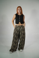 Pantalon Bota Campana Animal Print