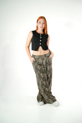 Pantalon Bota Campana Animal Print