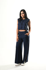 Conjunto Culette Himalaya Chaleco - AZUL