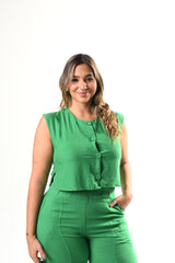 Chaleco Lino Licrado