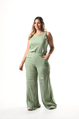 Conjunto Bota Campana Lino - V. MENTA