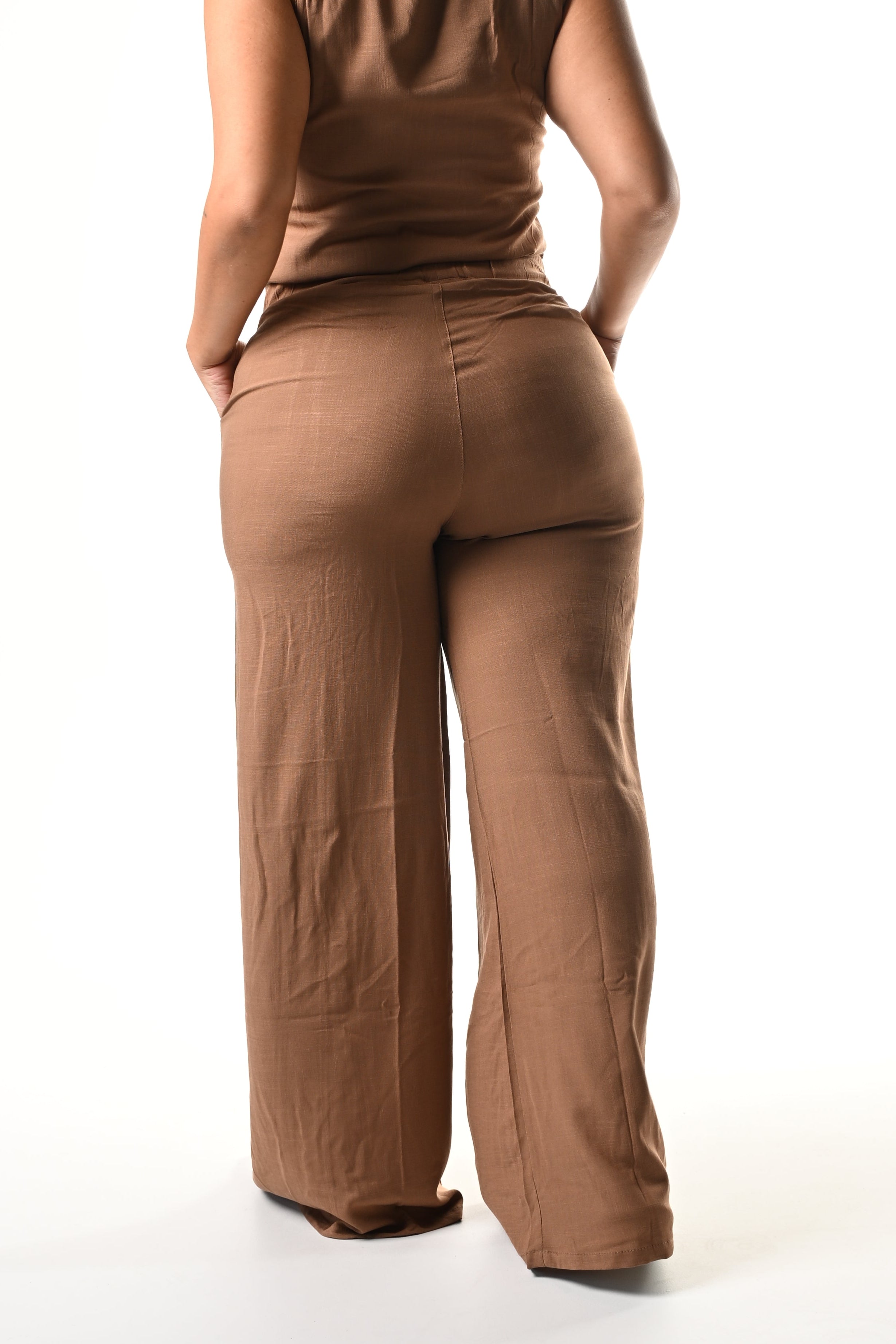 Pantalon Bota Campana Lino