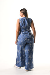 Conjunto Lino Bordado