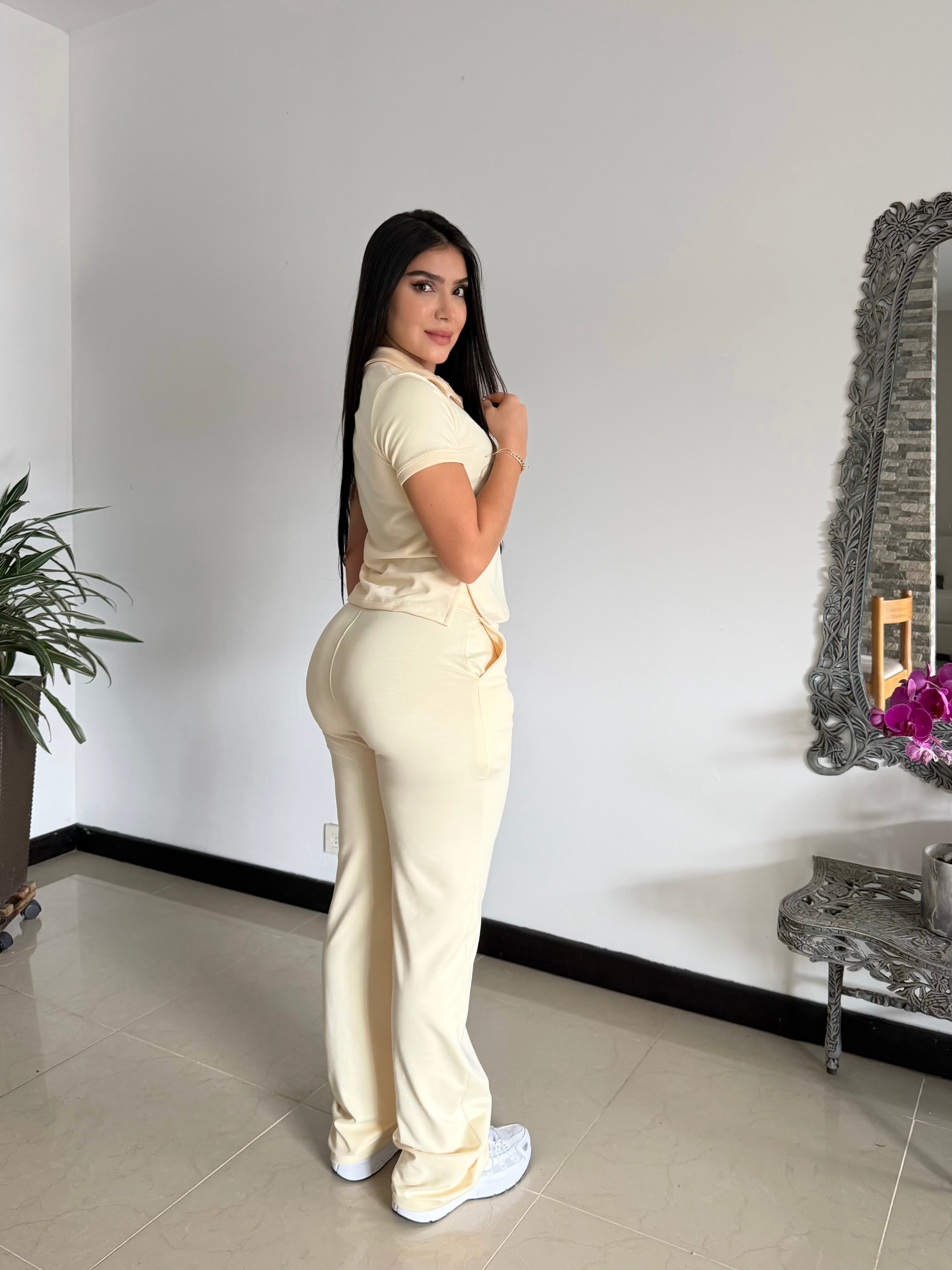 Conjunto Bota Recta Tipo Polo Burda