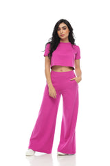 Conjunto Bota Campana Burda - MAGENTA