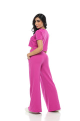 Conjunto Bota Campana Burda - MAGENTA