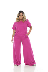 Conjunto Bota Campana Burda - MAGENTA