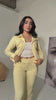 Conjunto Jogger Chaqueta Abierta Burda